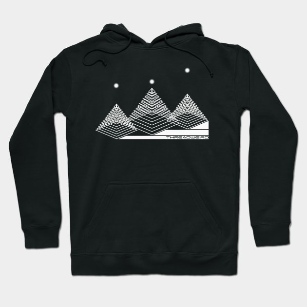 Ancient Aliens Pyramids Orion Hoodie by ThreadWeird Apparel Company